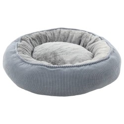 FLAMINGO Hundebett mit Reißverschluss Colette Rund 46 cm Blau