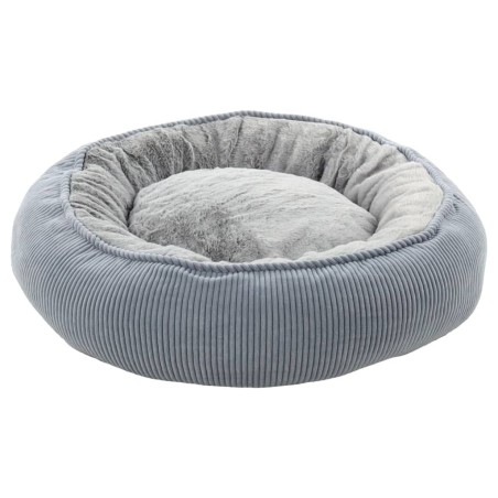 FLAMINGO Hundebett mit Reißverschluss Colette Rund 46 cm Blau