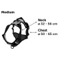 FLAMINGO Hundegeschirr Balou Schwarz M 50-65 cm 25 mm FLAMINGO Hundegeschirr Balou Schwarz M 50-65 cm 25 mm