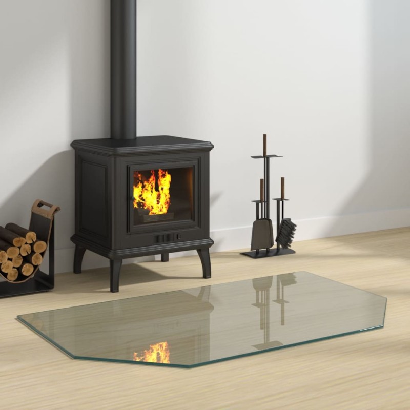 vidaXL Kaminofen Glasplatte Sechseck 100x60 cm vidaXL Kaminofen Glasplatte Sechseck 100x60 cm