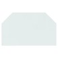 vidaXL Kaminofen Glasplatte Sechseck 100x60 cm vidaXL Kaminofen Glasplatte Sechseck 100x60 cm