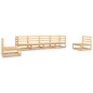 vidaXL 6-tlg. Garten-Lounge-Set Massivholz Kiefer vidaXL 6-tlg. Garten-Lounge-Set Massivholz Kiefer