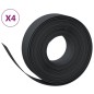 vidaXL Rasenkanten 4 Stk. Schwarz 10 m 15 cm Polyethylen vidaXL Rasenkanten 4 Stk. Schwarz 10 m 15 cm Polyethylen