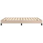 Bettgestell Cappuccino-Braun 140x200 cm Kunstleder Bettgestell Cappuccino-Braun 140x200 cm Kunstleder