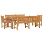 vidaXL 5-tlg. Garten-Essgruppe Massivholz Teak vidaXL 5-tlg. Garten-Essgruppe Massivholz Teak
