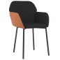 vidaXL Esszimmerstühle 2 Stk. Schwarz Stoff und Kunstleder vidaXL Esszimmerstühle 2 Stk. Schwarz Stoff und Kunstleder