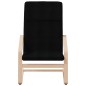 vidaXL Relaxsessel mit Hocker Schwarz Stoff vidaXL Relaxsessel mit Hocker Schwarz Stoff