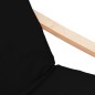 vidaXL Relaxsessel mit Hocker Schwarz Stoff vidaXL Relaxsessel mit Hocker Schwarz Stoff