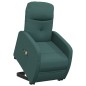vidaXL Massagesessel mit Aufstehhilfe Dunkelgrün Stoff vidaXL Massagesessel mit Aufstehhilfe Dunkelgrün Stoff