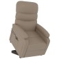 vidaXL Massagesessel mit Aufstehhilfe Cappuccino-Braun Kunstleder vidaXL Massagesessel mit Aufstehhilfe Cappuccino-Braun Kunstleder