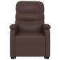 vidaXL Massagesessel mit Aufstehhilfe Braun Kunstleder vidaXL Massagesessel mit Aufstehhilfe Braun Kunstleder