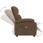 vidaXL Massagesessel Elektrisch Braun Stoff vidaXL Massagesessel Elektrisch Braun Stoff
