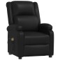 vidaXL Massagesessel Elektrisch Schwarz Kunstleder vidaXL Massagesessel Elektrisch Schwarz Kunstleder
