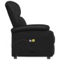 vidaXL Massagesessel Elektrisch Schwarz Kunstleder vidaXL Massagesessel Elektrisch Schwarz Kunstleder
