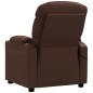 vidaXL Massagesessel Braun Kunstleder vidaXL Massagesessel Braun Kunstleder