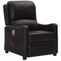vidaXL Massagesessel Schwarz Glänzendes Kunstleder vidaXL Massagesessel Schwarz Glänzendes Kunstleder