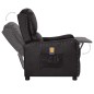 vidaXL Massagesessel Schwarz Glänzendes Kunstleder vidaXL Massagesessel Schwarz Glänzendes Kunstleder