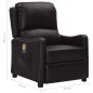 vidaXL Massagesessel Schwarz Glänzendes Kunstleder vidaXL Massagesessel Schwarz Glänzendes Kunstleder