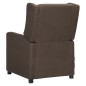 vidaXL Massagesessel Braun Stoff vidaXL Massagesessel Braun Stoff