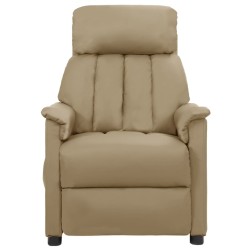 vidaXL Massagesessel Cappuccino-Braun Kunstleder
