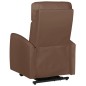 vidaXL Massagesessel mit Aufstehhilfe Braun Kunstleder vidaXL Massagesessel mit Aufstehhilfe Braun Kunstleder