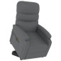 vidaXL Massagesessel mit Aufstehhilfe Anthrazit Kunstleder vidaXL Massagesessel mit Aufstehhilfe Anthrazit Kunstleder