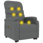vidaXL Massagesessel mit Aufstehhilfe Anthrazit Kunstleder vidaXL Massagesessel mit Aufstehhilfe Anthrazit Kunstleder