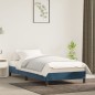 Bettgestell Dunkelblau 90x190 cm Samt Bettgestell Dunkelblau 90x190 cm Samt