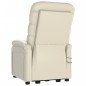 vidaXL Massagesessel mit Aufstehhilfe Cremeweiß Kunstleder vidaXL Massagesessel mit Aufstehhilfe Cremeweiß Kunstleder