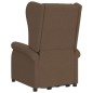 vidaXL Massagesessel mit Aufstehhilfe Braun Stoff vidaXL Massagesessel mit Aufstehhilfe Braun Stoff