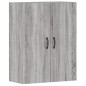 vidaXL Wandschränke 2 Stk. Grau Sonoma Holzwerkstoff vidaXL Wandschränke 2 Stk. Grau Sonoma Holzwerkstoff