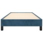 Bettgestell Dunkelblau 90x190 cm Samt Bettgestell Dunkelblau 90x190 cm Samt