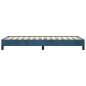 Bettgestell Dunkelblau 90x190 cm Samt Bettgestell Dunkelblau 90x190 cm Samt