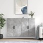 vidaXL Wandschränke 2 Stk. Betongrau Holzwerkstoff vidaXL Wandschränke 2 Stk. Betongrau Holzwerkstoff