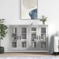 vidaXL Wandschränke 2 Stk. Grau Sonoma Holzwerkstoff vidaXL Wandschränke 2 Stk. Grau Sonoma Holzwerkstoff