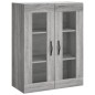 vidaXL Wandschränke 2 Stk. Grau Sonoma Holzwerkstoff vidaXL Wandschränke 2 Stk. Grau Sonoma Holzwerkstoff