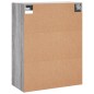 vidaXL Wandschränke 2 Stk. Grau Sonoma Holzwerkstoff vidaXL Wandschränke 2 Stk. Grau Sonoma Holzwerkstoff