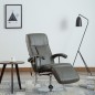 vidaXL Massagesessel Grau Kunstleder vidaXL Massagesessel Grau Kunstleder