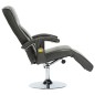 vidaXL Massagesessel Grau Kunstleder vidaXL Massagesessel Grau Kunstleder