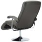 vidaXL Massagesessel Grau Kunstleder vidaXL Massagesessel Grau Kunstleder