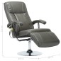 vidaXL Massagesessel Grau Kunstleder vidaXL Massagesessel Grau Kunstleder