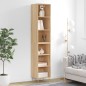 vidaXL Highboard Sonoma-Eiche 34,5x32,5x180 cm Holzwerkstoff vidaXL Highboard Sonoma-Eiche 34,5x32,5x180 cm Holzwerkstoff