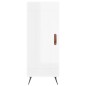 vidaXL Highboard Hochglanz-Weiß 34,5x34x180 cm Holzwerkstoff vidaXL Highboard Hochglanz-Weiß 34,5x34x180 cm Holzwerkstoff