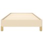 Bettgestell Creme 90x200 cm Stoff Bettgestell Creme 90x200 cm Stoff