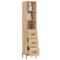 vidaXL Highboard Sonoma-Eiche 34,5x34x180 cm Holzwerkstoff vidaXL Highboard Sonoma-Eiche 34,5x34x180 cm Holzwerkstoff