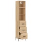 vidaXL Highboard Sonoma-Eiche 34,5x34x180 cm Holzwerkstoff vidaXL Highboard Sonoma-Eiche 34,5x34x180 cm Holzwerkstoff