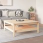 vidaXL Couchtisch 100x100x40 cm Massivholz Kiefer vidaXL Couchtisch 100x100x40 cm Massivholz Kiefer