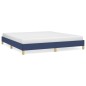 vidaXL Bettgestell ohne Matratze Blau 180x200 cm Stoff vidaXL Bettgestell ohne Matratze Blau 180x200 cm Stoff