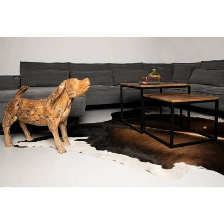 HSM Collection 2-tlg. Couchtisch-Set Quadratisch