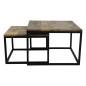 HSM Collection 2-tlg. Couchtisch-Set Quadratisch HSM Collection 2-tlg. Couchtisch-Set Quadratisch